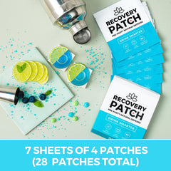 Party Treats parche en fiesta junto a piscina, resistente al agua y al sudor
