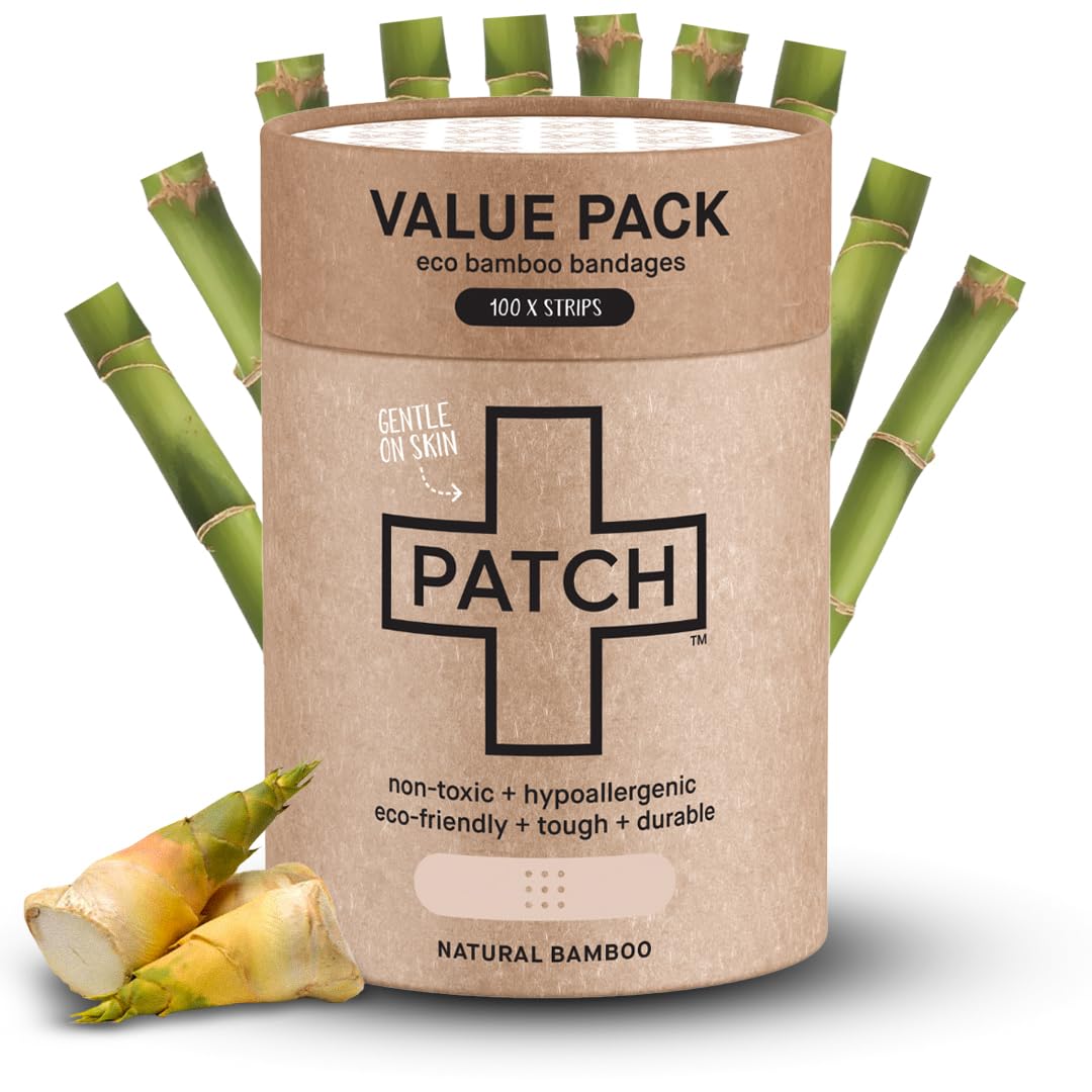 PATCH ambiente natural con compostera destacando biodegradabilidad