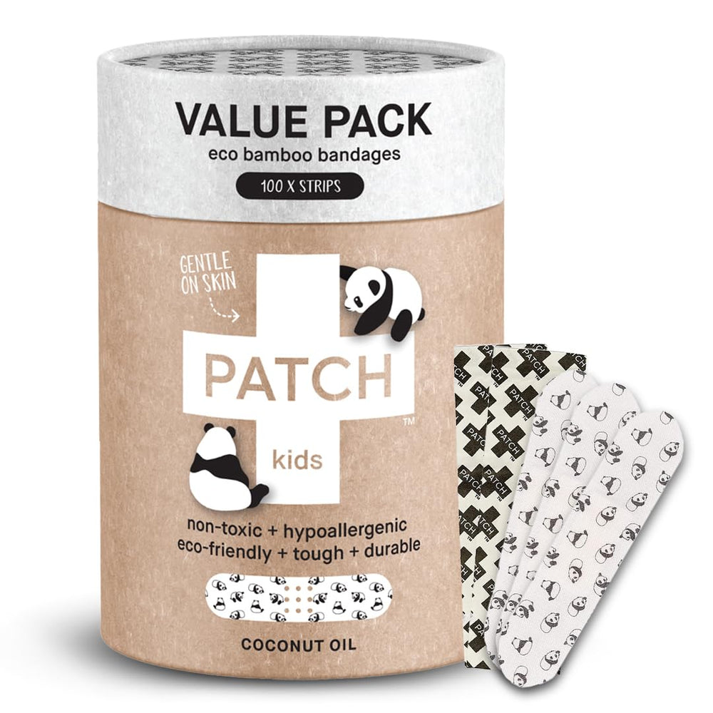PATCH paquete frontal de 100 vendajes, valor en cantidad y opción ecológica
