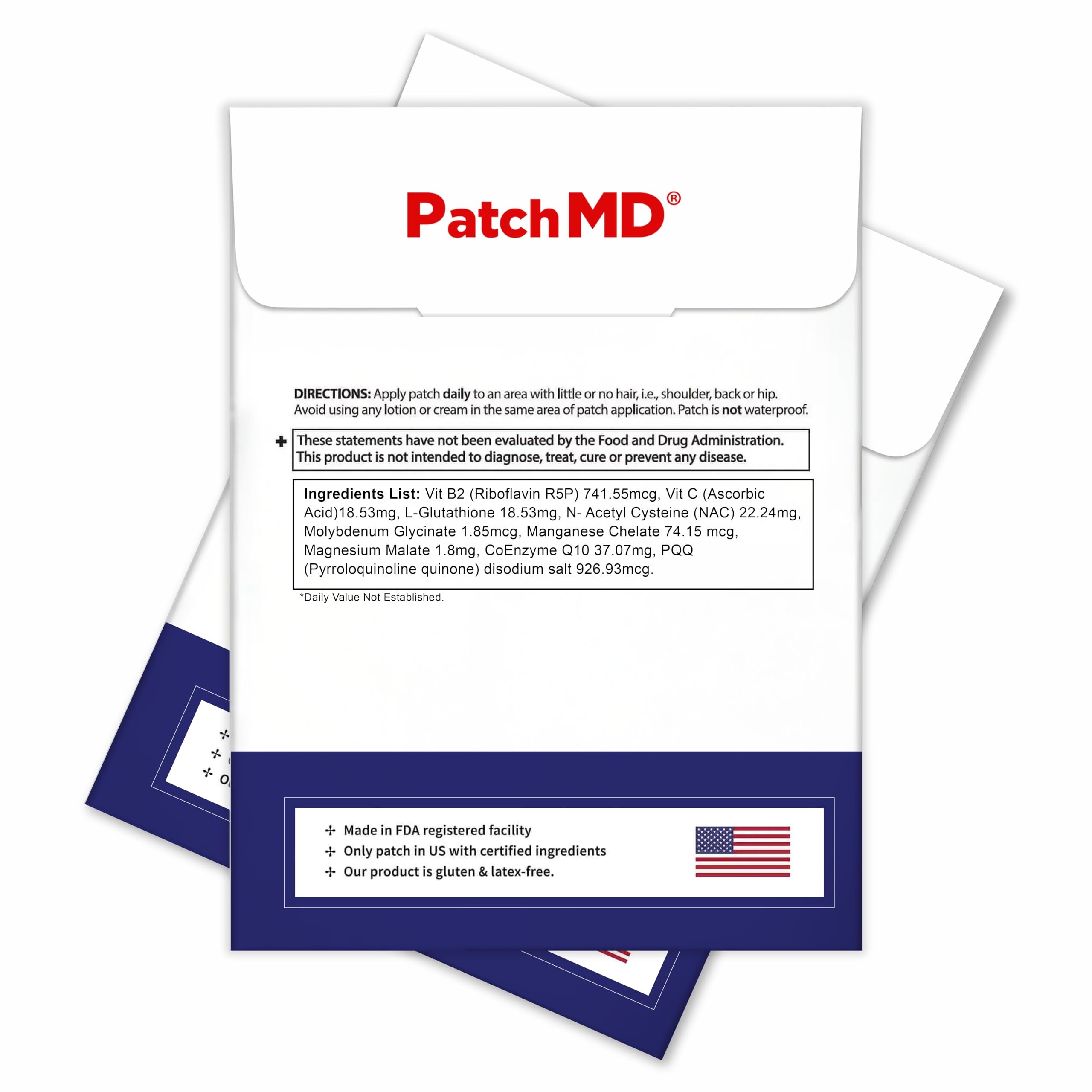 PatchMD parche sostenido en mano mostrando textura y facilidad de aplicación