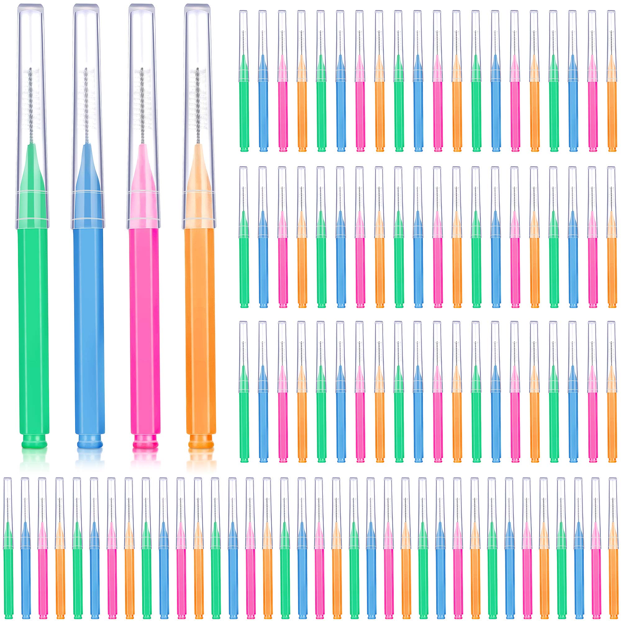 Patelai paquete frontal de 100 piezas para limpieza interdental y conveniencia