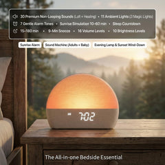 Paus Pod iluminación de diez colores creando ambiente calmado