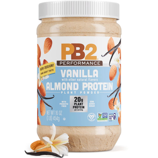 PB2 envase frontal con sabor Vainilla de Madagascar, marca visible para elección informada
