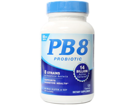 PB8 primer plano de cápsula mostrando textura y calidad del suplemento