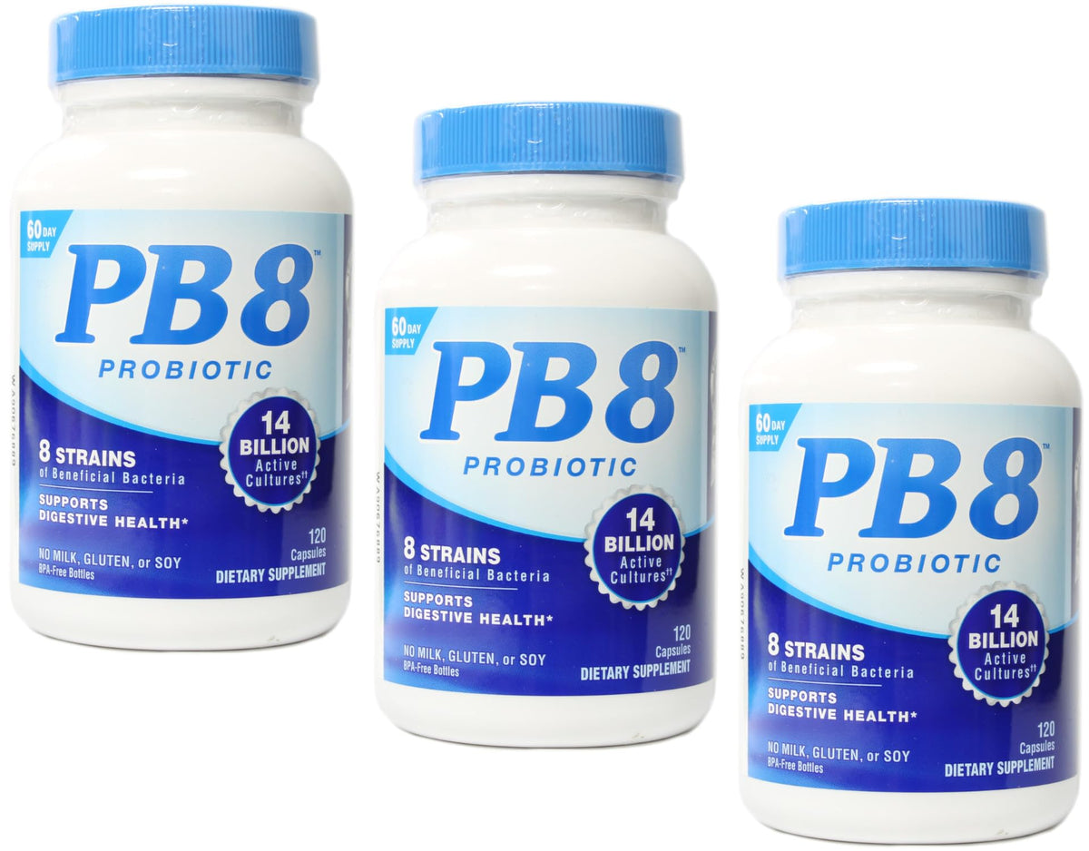 PB8 frente del paquete mostrando el diseño y la marca, fácil identificación