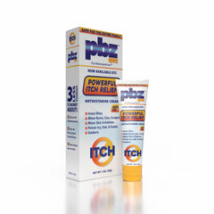 PBZ crema alivio picazón vista frontal del envase práctico