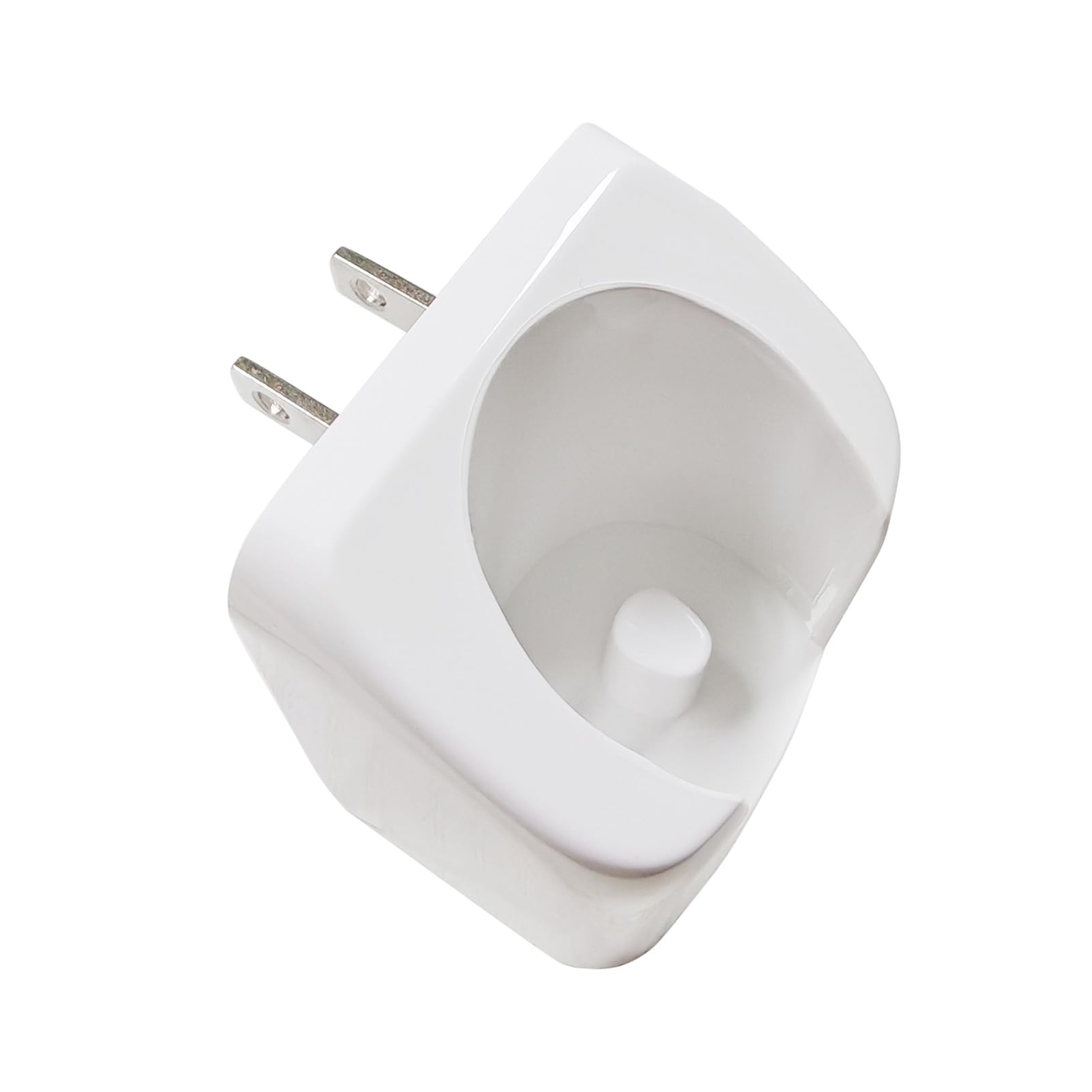 PDEEY cargador de pared frontal mostrando diseño compacto y ahorro de espacio