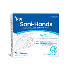 PDI Sani-Hands en uso sobre manos, higieniza rápido antes de manipular alimentos