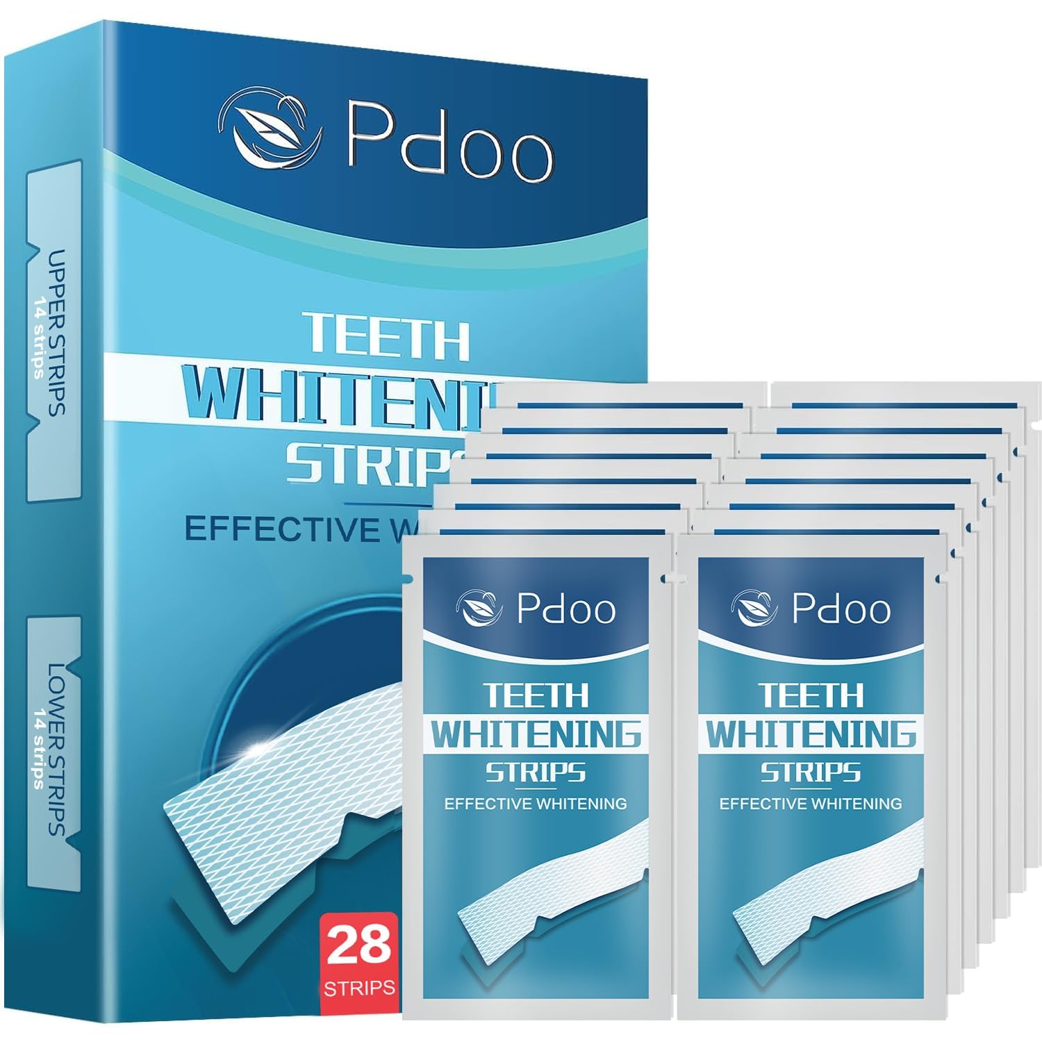 Pdoo empaque frontal mostrando 14 pares, aspecto profesional y claro