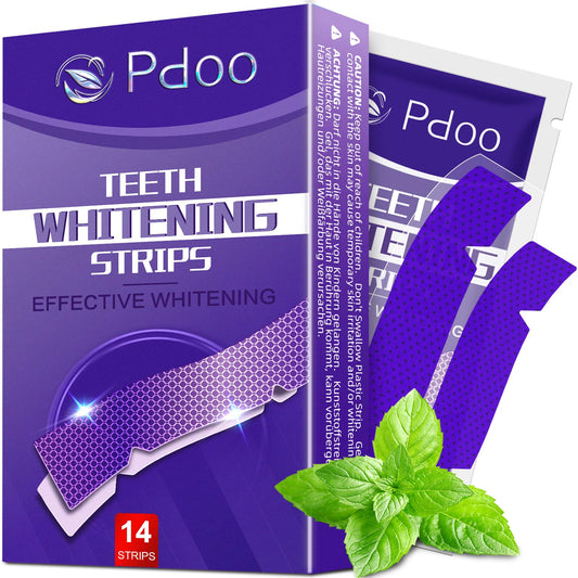Pdoo paquete frontal mostrando tiras y beneficio de corrección de color