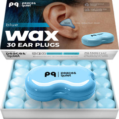 Peace&Quiet pack frontal mostrando 30 tapones y estuche, comodidad inmediata