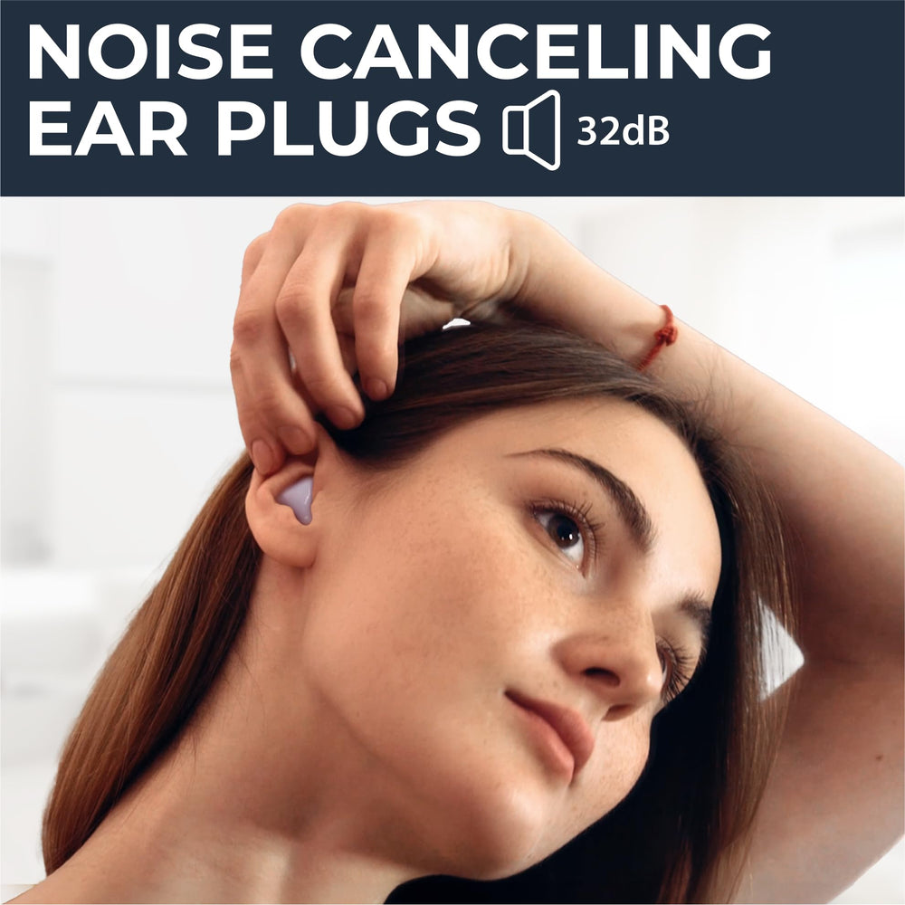 Peace&Quiet tapones en oreja junto a piscina mantienen oídos secos al nadar
