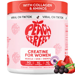 Peach Perfect envase frontal mostrando el diseño y beneficio de fuerza