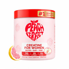 Peach Perfect frente del envase mostrando la marca y sabor pink lemonade, ayuda visual