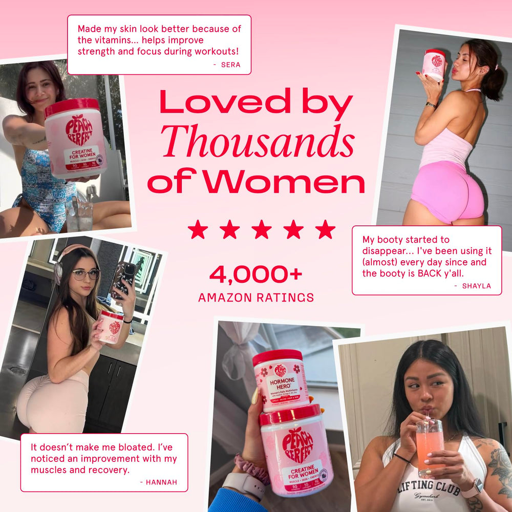 Vaso con mezcla Peach Perfect pink lemonade listo para beber, sabor refrescante