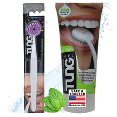 Peak Essentials TUNG cepillo frontal mostrando diseño ergonómico y control