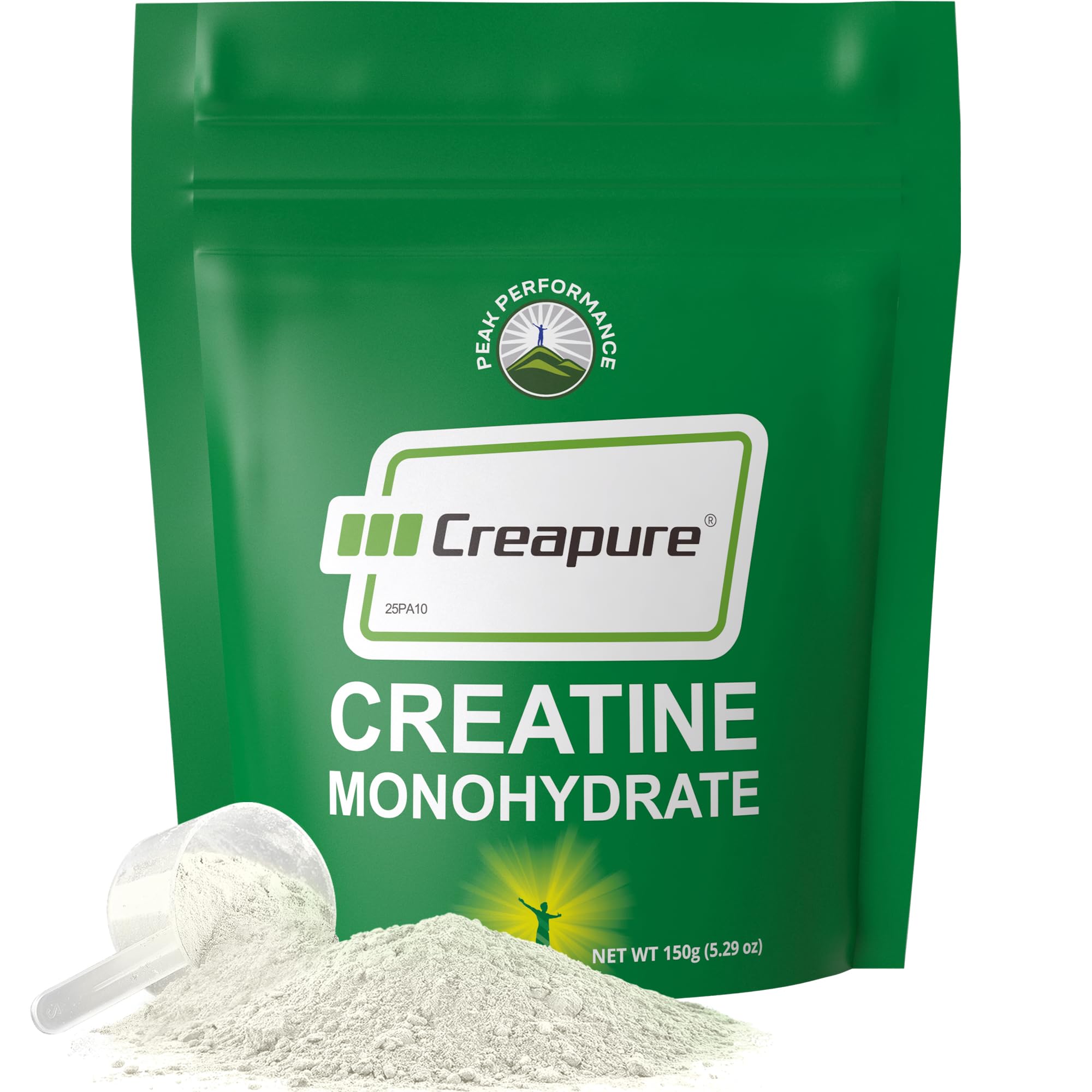 Peak Performance Creapure frontal mostrando envase y pureza del producto