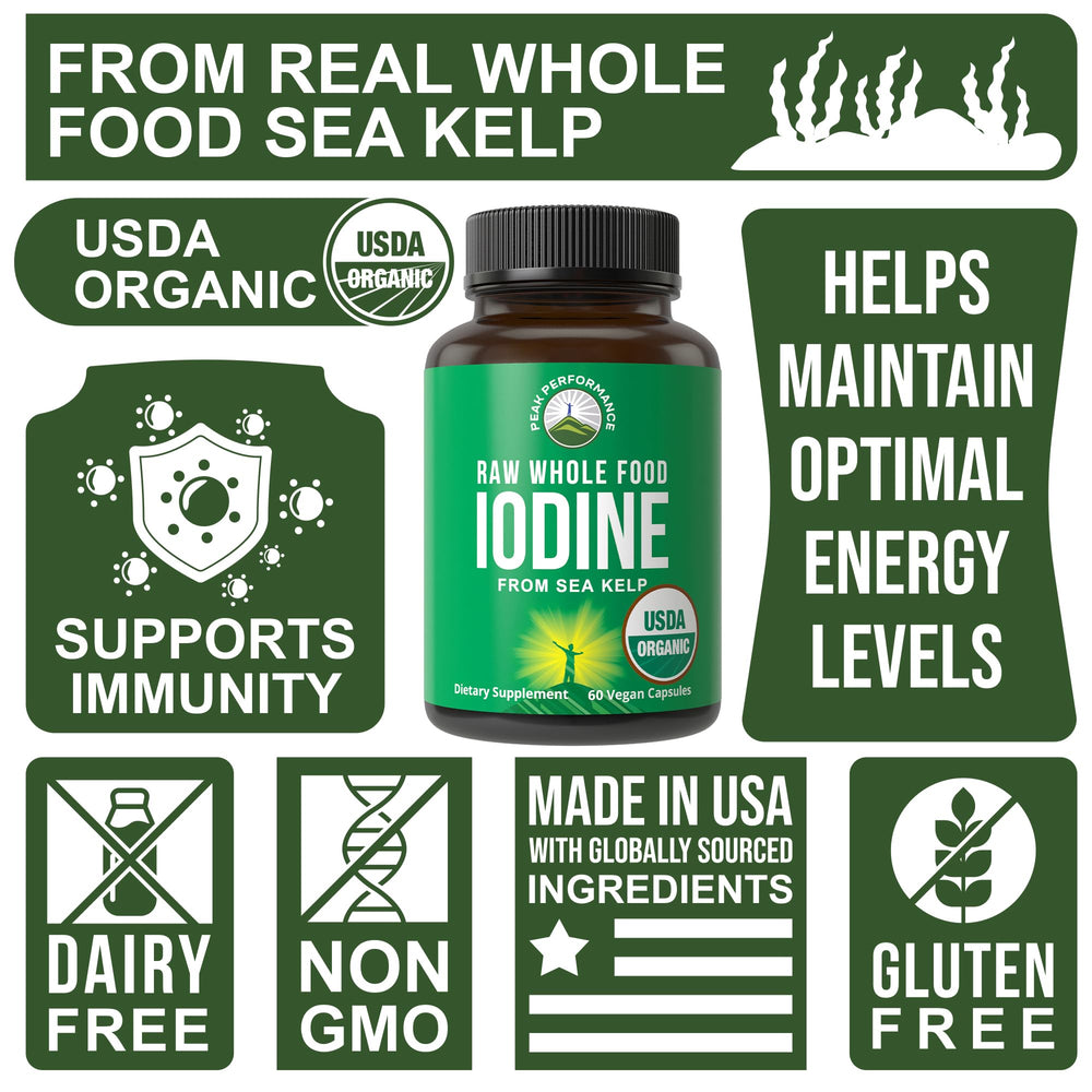Peak Performance primer plano de la etiqueta con ingredientes y calidad GMP