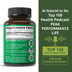 Peak Performance en mesa de desayuno saludable integrando suplemento en rutina
