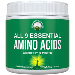 Peak Performance bote frontal mostrando sabor y diseño, fácil identificación