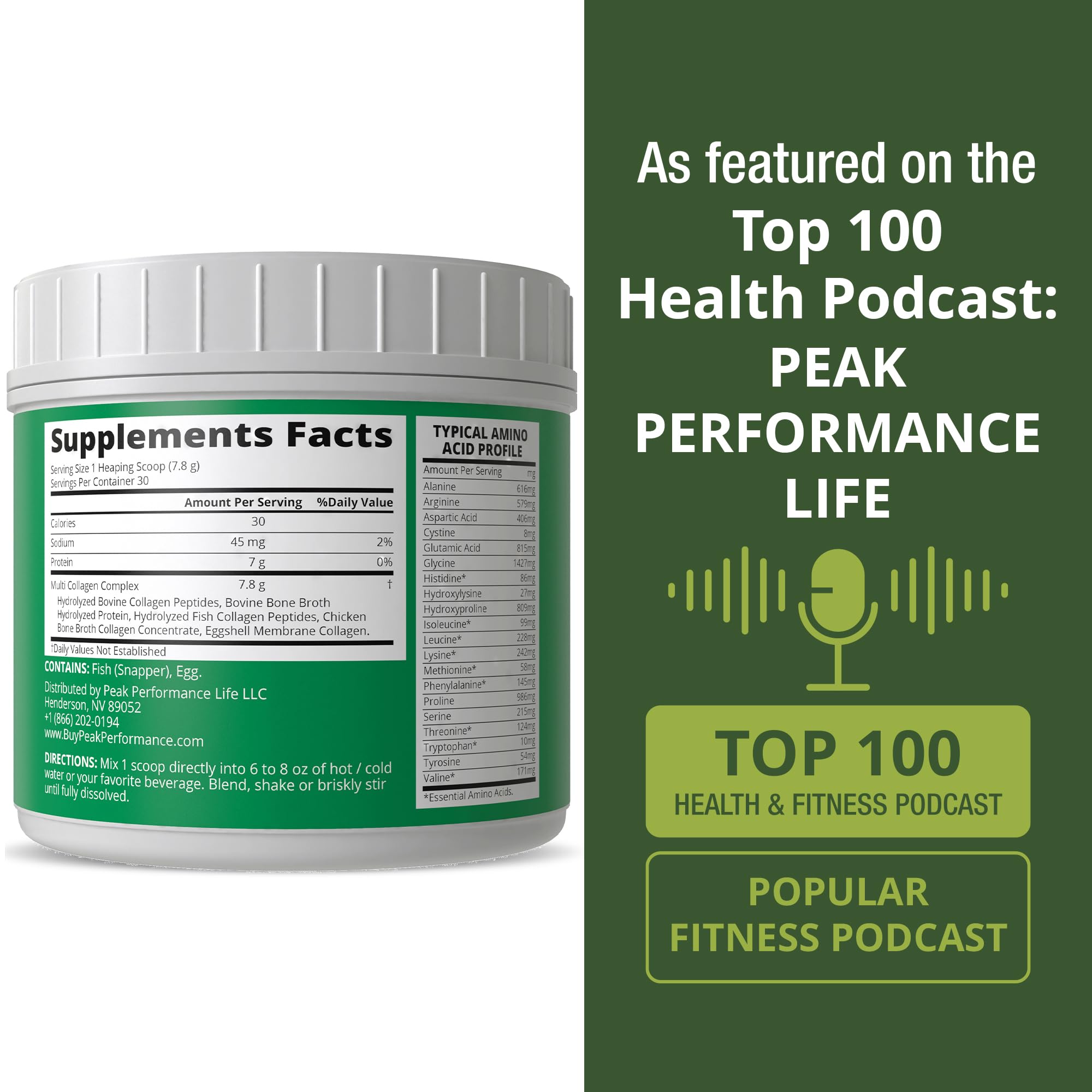 Peak Performance polvo incorporado en receta de cocina para enriquecer comidas con proteína