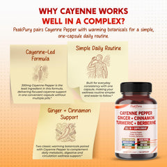PeakPury primer plano del polvo de cayena que aporta potencia vegetal