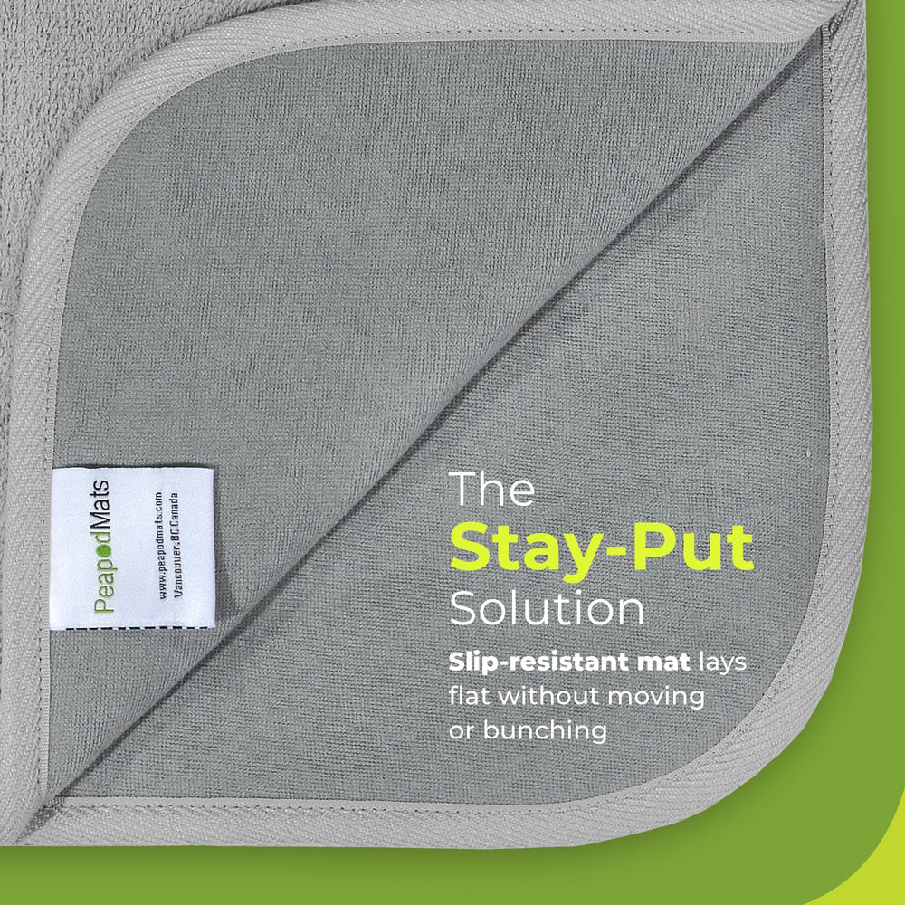 PeapodMats detalle de la capa impermeable que evita filtraciones y protege