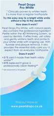 Pearl Drops textura cremosa en primer plano que ilustra pulido efectivo