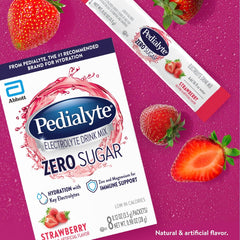 Pedialyte sobre abierto polvo fino listo para mezclar y conveniencia