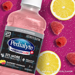 Pedialyte detalle de etiqueta con ingredientes y contenido de electrolitos