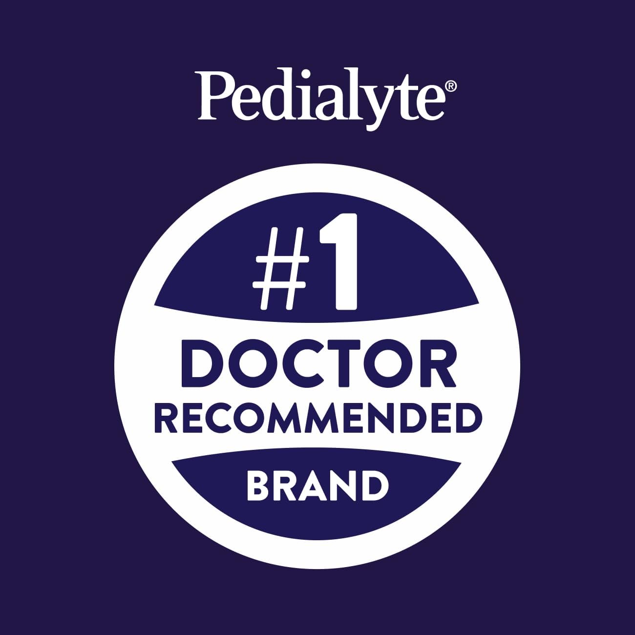 Pedialyte bebida disuelta en vaso lista para beber y rehidratar rápido