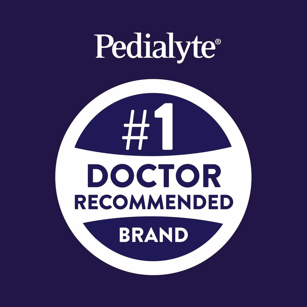 Pedialyte polvo en primer plano que muestra la textura fina y mezcla homogénea