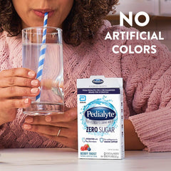 Pedialyte bebida preparada en vaso hidratación rápida y refrescante