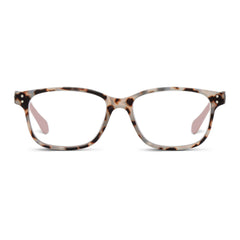 Peepers Nature Walk frontal gris carey rosa mostrando diseño elegante y ajuste cómodo
