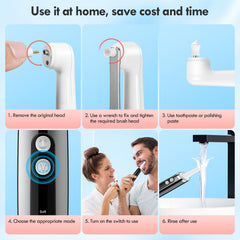 Pelzzle en uso con luz LED iluminando áreas difíciles y mejor visibilidad