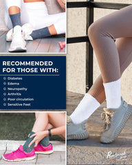 Pembrook calcetines puestos con zapatillas, comodidad para caminar