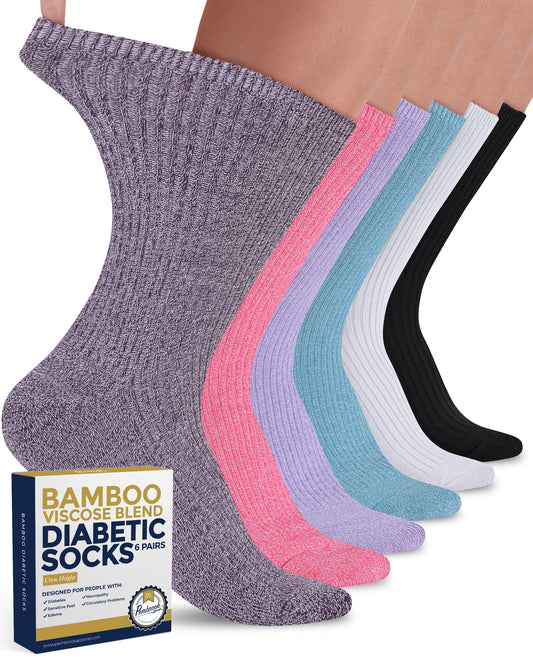 Pembrook frontal del paquete de 6 pares mostrando colores y variedad