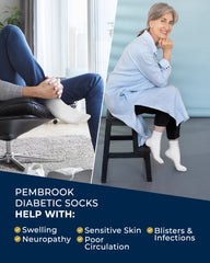 Pembrook textura de malla transpirable que mantiene los pies secos