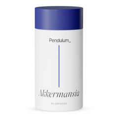 Pendulum frasco frontal mostrando la marca y beneficio para microbioma