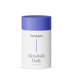 Pendulum envase frontal mostrando marca y dosis, transmite confianza