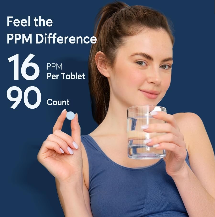 PEPAX tableta efervescente en primer plano lista para disolver