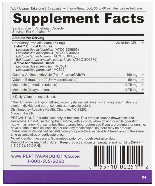 Peptiva probiótico cápsulas para confort intestinal y regularidad