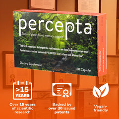 Percepta frasco en mano para comparar tamaño y dosificación diaria