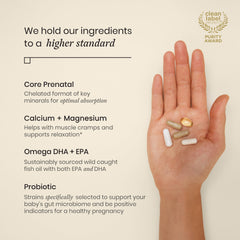 Perelel cápsula probiótica en primer plano para salud digestiva