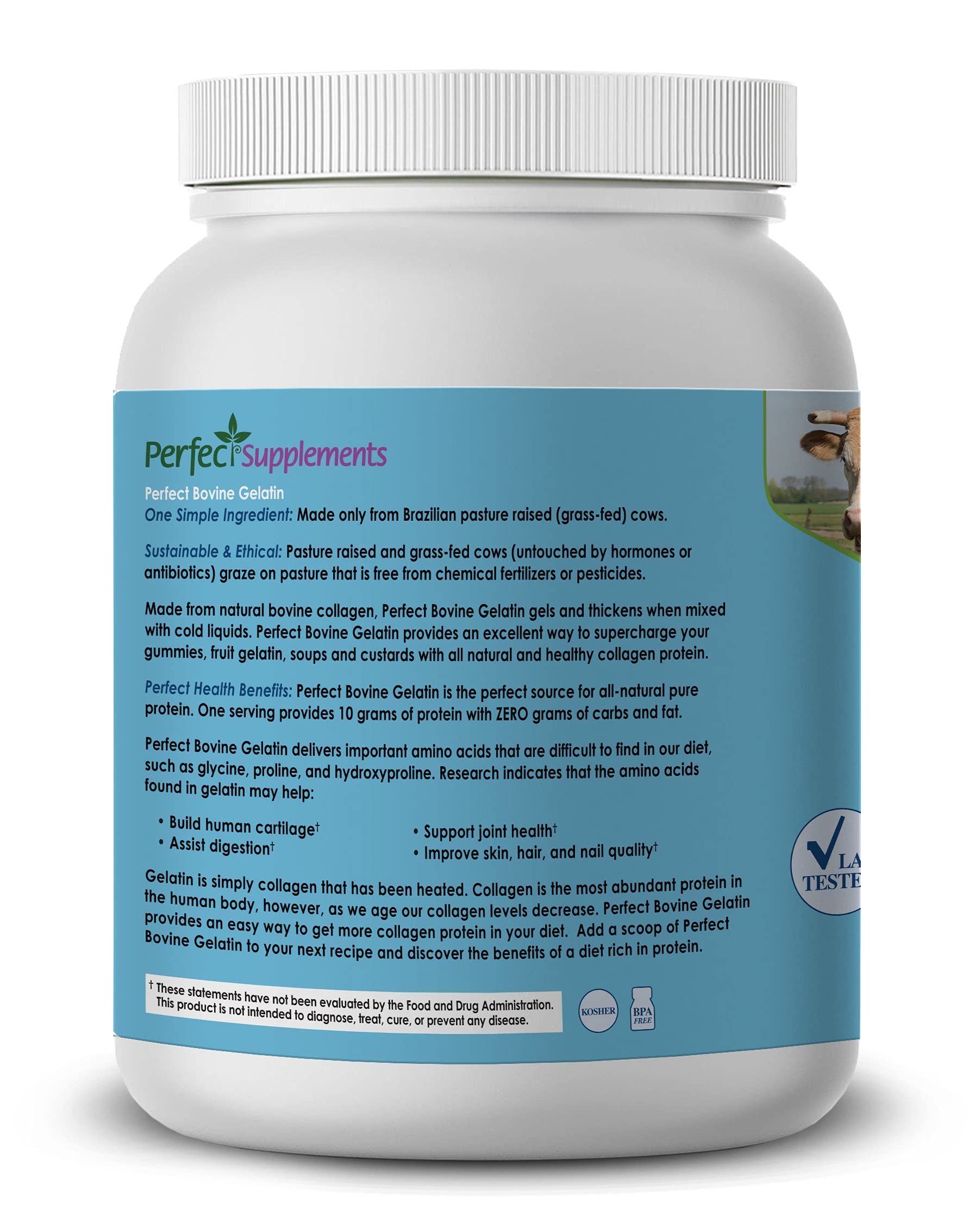 Perfect Supplements gomitas caseras hechas con gelatina sin sabor