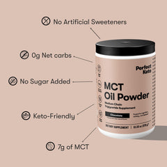 Perfect Keto en batido proteico mejora textura y saciedad