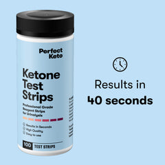 Perfect Keto primer plano de punta reactiva mostrando escala de color precisa