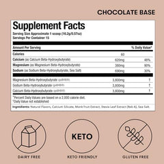 Perfect Keto polvo añadido a café para energía sin cafeína