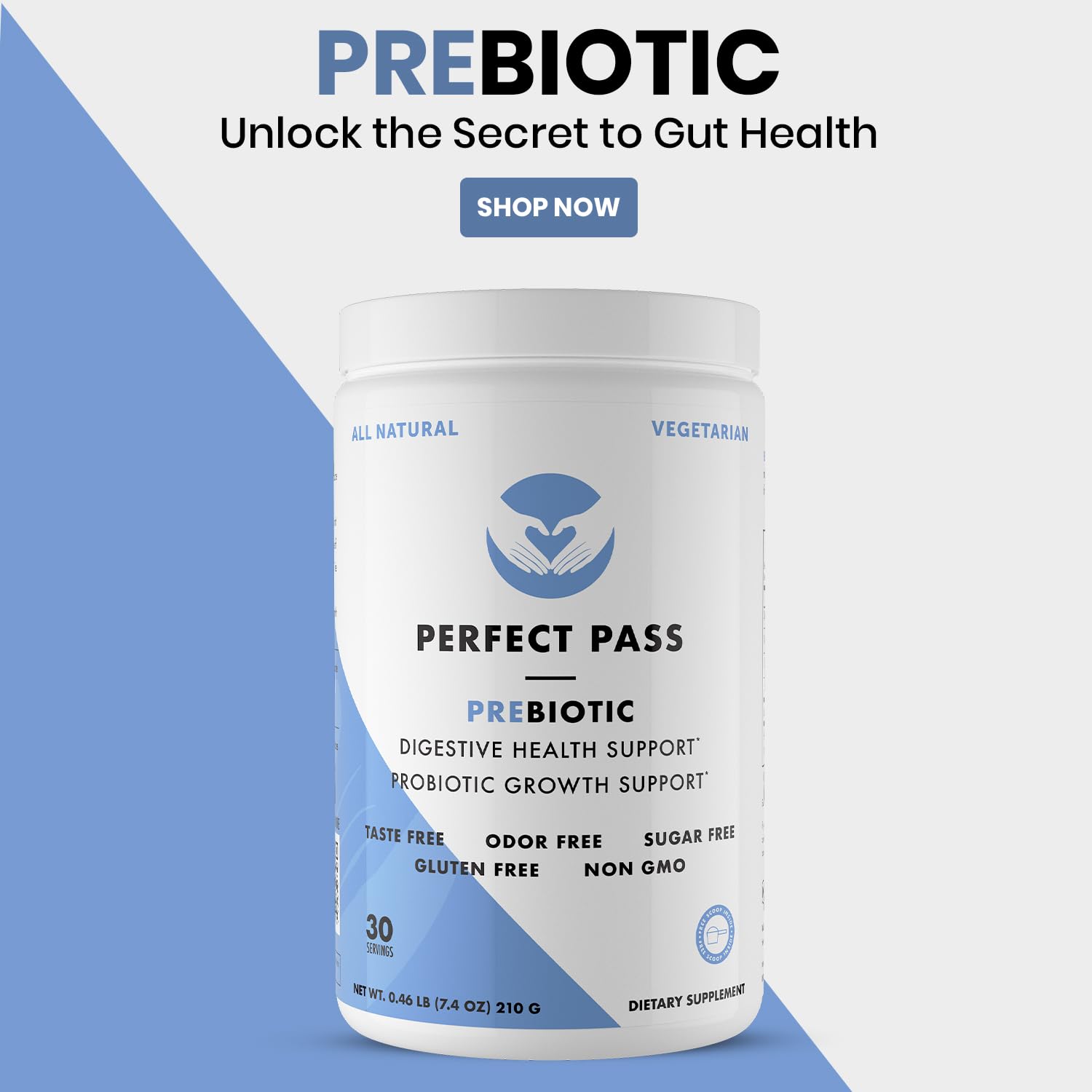 PERFECT PASS cucharita con medida de polvo, dosificación precisa para rutina diaria