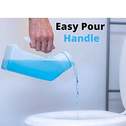 PerfectMed orinal junto a mano para mostrar la escala práctica